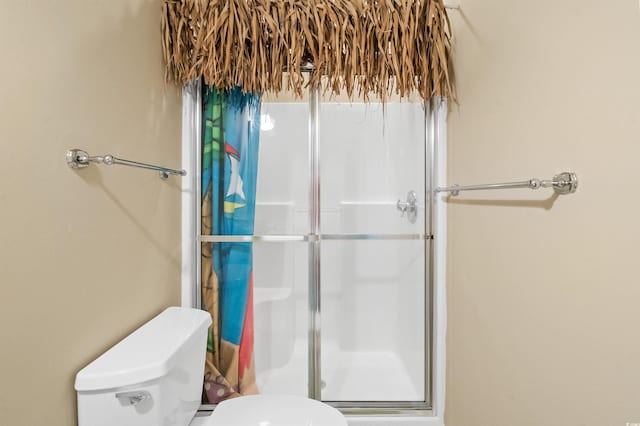 2213 Gazebo Ct, North Myrtle Beach, SC 29582 - bathroom with a stall shower and toilet