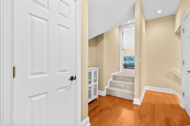 2213 Gazebo Ct, North Myrtle Beach, SC 29582 - hall featuring baseboards and light wood-type flooring