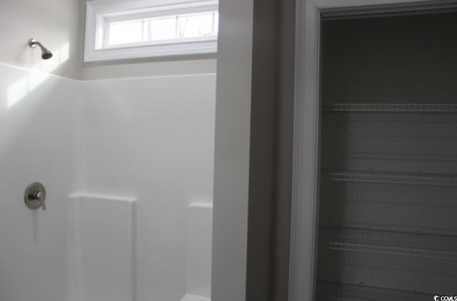 full bath with walk in shower