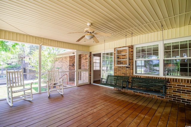 391 Waterford Dr, Georgetown, SC 29440 - deck featuring ceiling fan