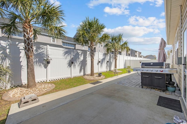 181 Ocean Commons Dr, Surfside Beach, SC 29575 - view of patio with a fenced backyard