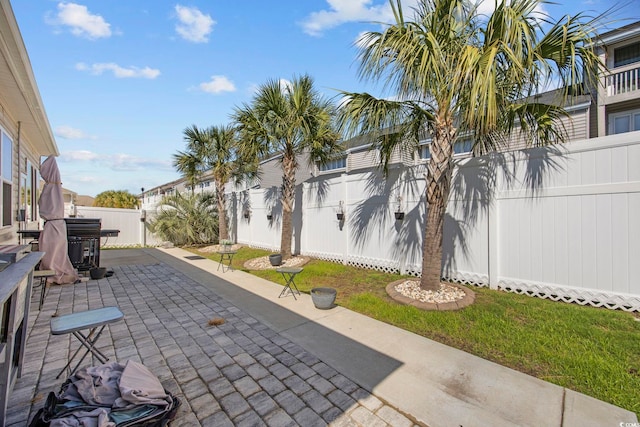181 Ocean Commons Dr, Surfside Beach, SC 29575 - view of patio / terrace with a fenced backyard