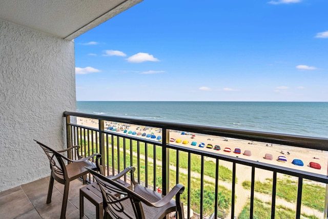 3000 N Ocean Blvd Unit 729, Myrtle Beach, SC 29577 - balcony featuring view of water and beach