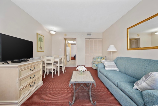 2000 Ocean Blvd N Unit 216, Myrtle Beach, SC 29588 - living area featuring dark carpet
