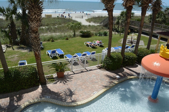 2000 Ocean Blvd N Unit 216, Myrtle Beach, SC 29588 - view of swimming pool featuring a water view