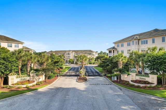 2180 Waterview Dr Unit 632, North Myrtle Beach, SC 29582 - view of street featuring curbs, a gated entry, and a residential view