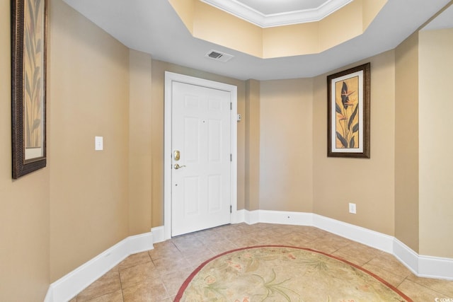 2180 Waterview Dr Unit 632, North Myrtle Beach, SC 29582 - entrance foyer with light tile patterned floors, baseboards, and visible vents