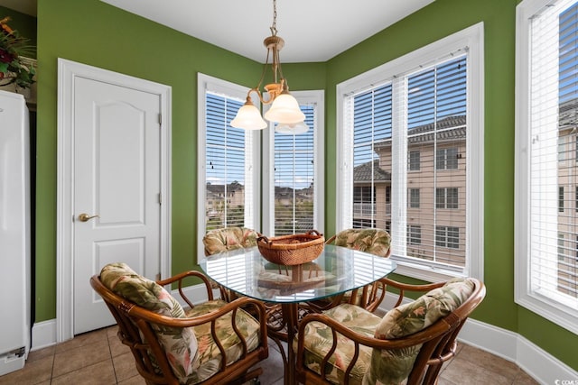 2180 Waterview Dr Unit 632, North Myrtle Beach, SC 29582 - dining area featuring tile patterned flooring and baseboards