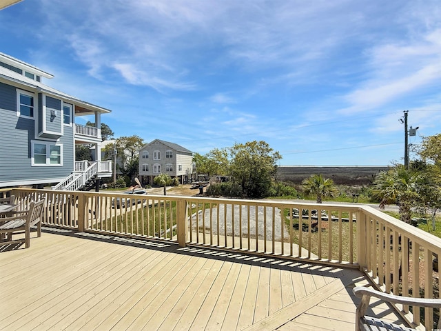 147 Brown Pelican Loop, Pawleys Island, SC 29585 - view of wooden terrace