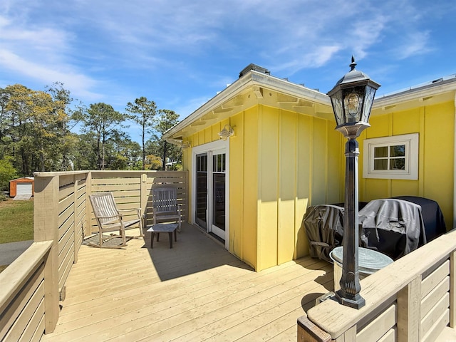 147 Brown Pelican Loop, Pawleys Island, SC 29585 - view of wooden deck