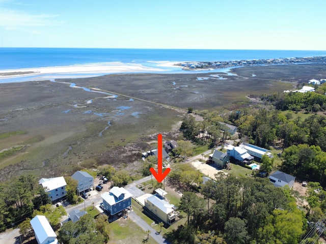 147 Brown Pelican Loop, Pawleys Island, SC 29585 - aerial view of property's location featuring a nearby body of water