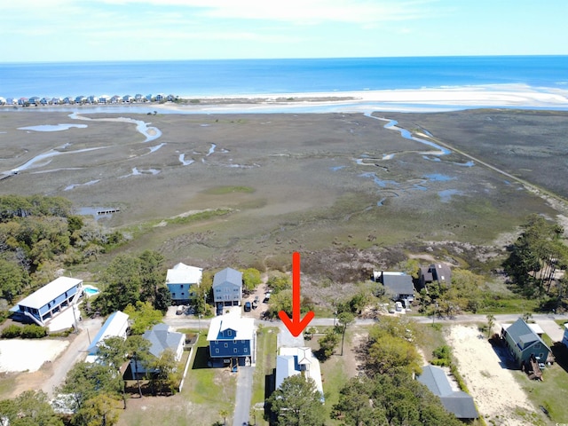 147 Brown Pelican Loop, Pawleys Island, SC 29585 - aerial view of property's location featuring a large body of water