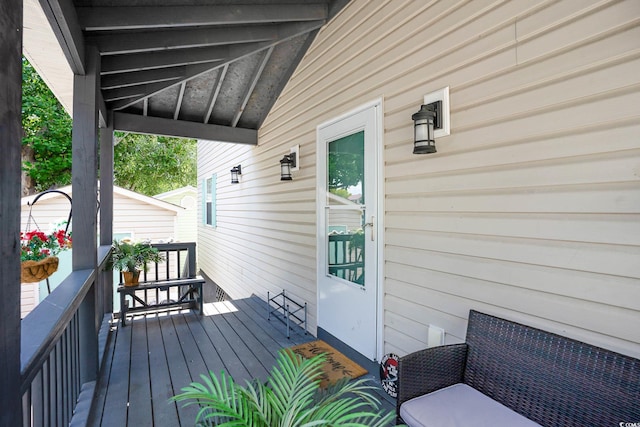 6001-5417 S Kings Hwy, Myrtle Beach, SC 29575 - view of wooden terrace