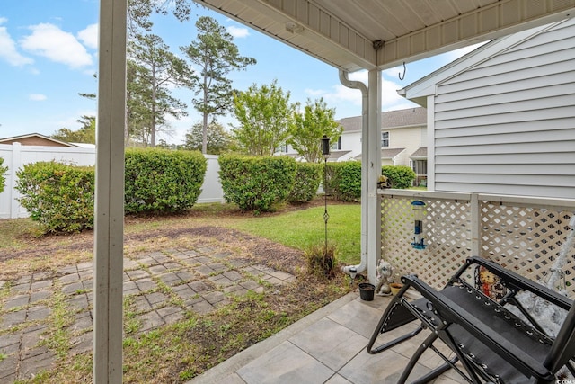 3564 Evergreen Way Unit 3564, Myrtle Beach, SC 29577 - fenced backyard featuring a patio area