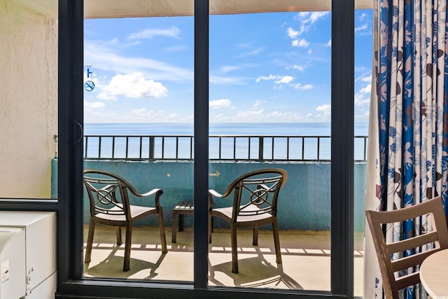 7100 N Ocean Blvd Unit 612, Myrtle Beach, SC 29572 - balcony with a water view