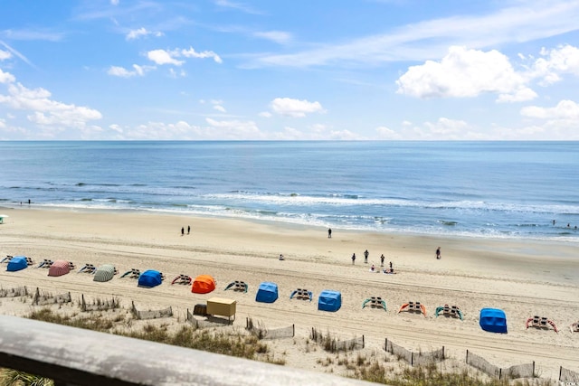 7100 N Ocean Blvd Unit 612, Myrtle Beach, SC 29572 - view of water feature with a beach view