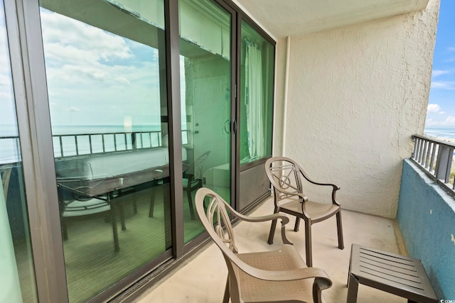 7100 N Ocean Blvd Unit 612, Myrtle Beach, SC 29572 - balcony with a water view