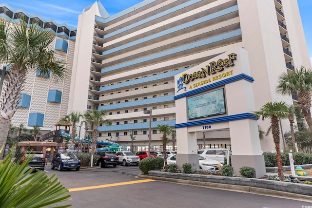 7100 N Ocean Blvd Unit 612, Myrtle Beach, SC 29572 - view of property with uncovered parking