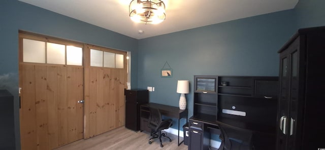 897 Wild Leaf Loop, Conway, SC 29526 - office area with light wood finished floors