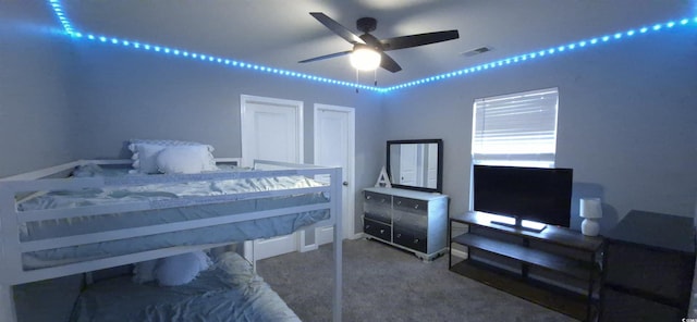897 Wild Leaf Loop, Conway, SC 29526 - carpeted bedroom featuring ceiling fan