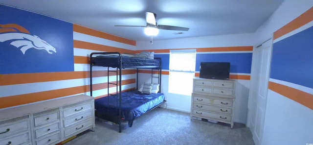 897 Wild Leaf Loop, Conway, SC 29526 - carpeted bedroom featuring a ceiling fan