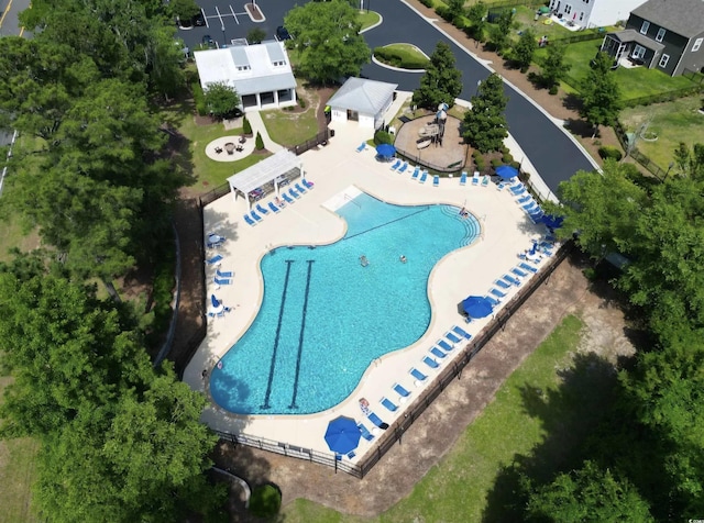 897 Wild Leaf Loop, Conway, SC 29526 - drone / aerial view of a pool