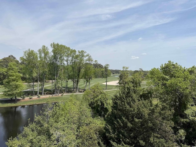 5001 Little River Rd Unit 501E, Myrtle Beach, SC 29577 - exterior space featuring a water view and view of wooded area