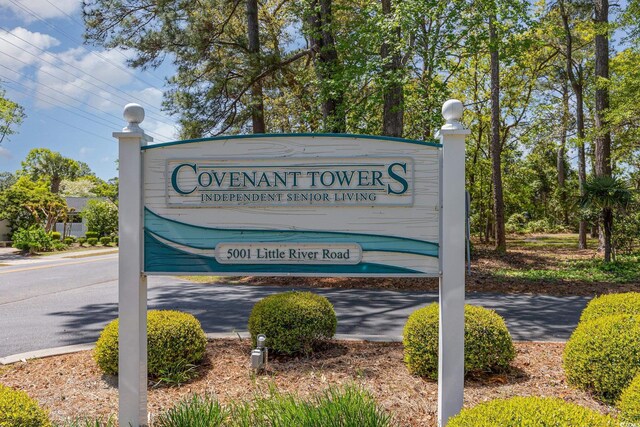 5001 Little River Rd Unit 501E, Myrtle Beach, SC 29577 - view of community / neighborhood sign