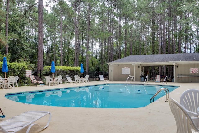 111 Cedar Ridge Ln, Conway, SC 29526 - community pool with a patio and view of scattered trees