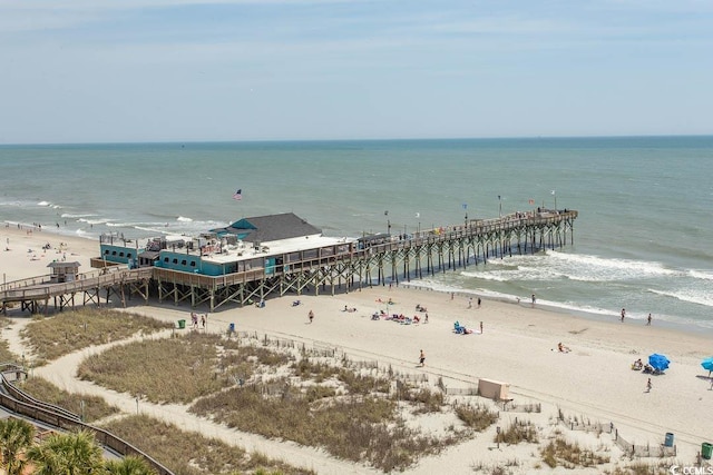 1200 N Ocean Blvd N Unit 905, Myrtle Beach, SC 29577 - water view featuring local beach and a pier
