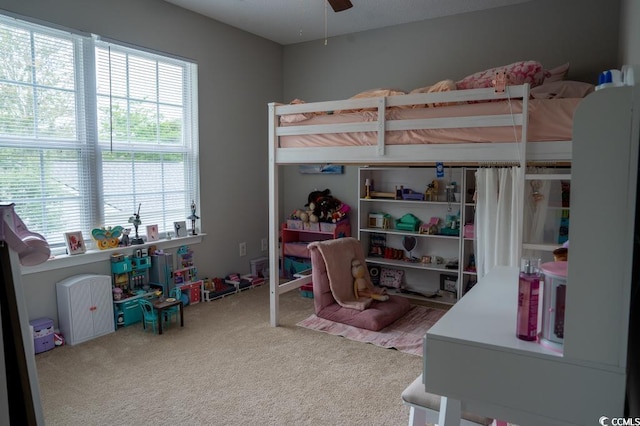 bedroom featuring carpet floors