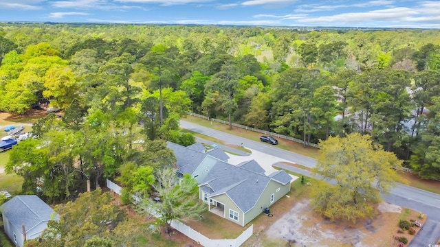 5132 Little River Neck Rd, North Myrtle Beach, SC 29582 - aerial view with a wooded view