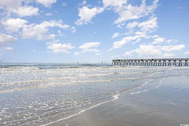 6100 N Ocean Blvd Unit 804, North Myrtle Beach, SC 29582 - water view with local beach