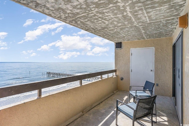 6100 N Ocean Blvd Unit 804, North Myrtle Beach, SC 29582 - balcony with a water view