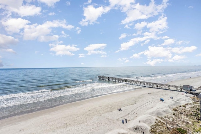 6100 N Ocean Blvd Unit 804, North Myrtle Beach, SC 29582 - water view with local beach
