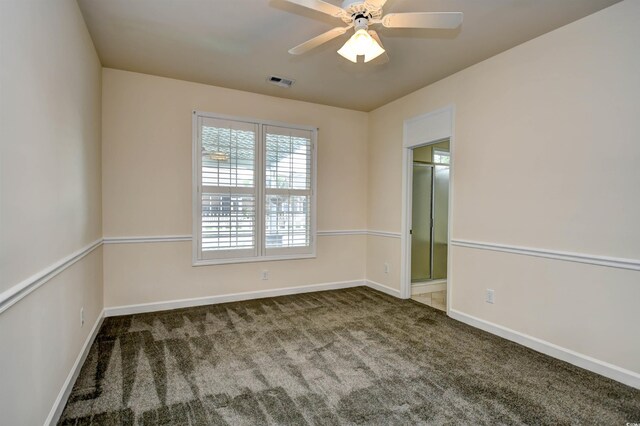 2705 S Key Largo Cir, Myrtle Beach, SC 29577 - empty room featuring carpet floors, a ceiling fan, and baseboards