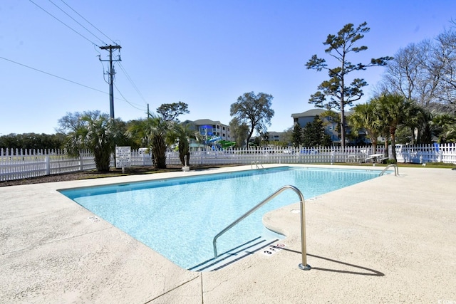 2705 S Key Largo Cir, Myrtle Beach, SC 29577 - community pool with fence and a patio