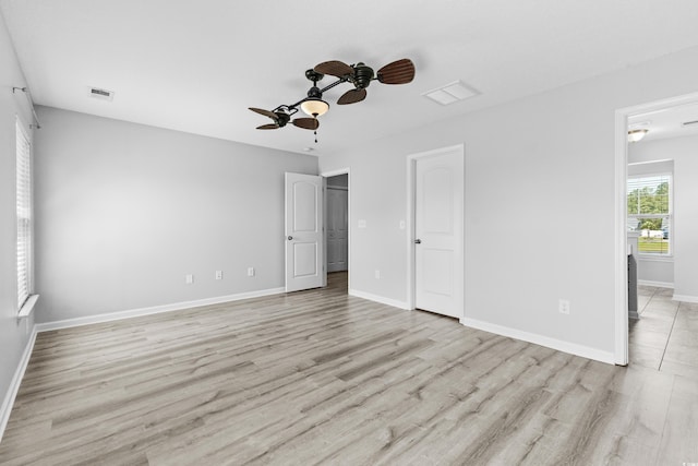 356 Whipple Run Loop, Myrtle Beach, SC 29588 - unfurnished bedroom featuring light wood-style flooring and a ceiling fan