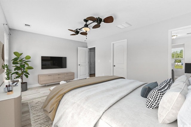 356 Whipple Run Loop, Myrtle Beach, SC 29588 - bedroom with wood finished floors and a ceiling fan