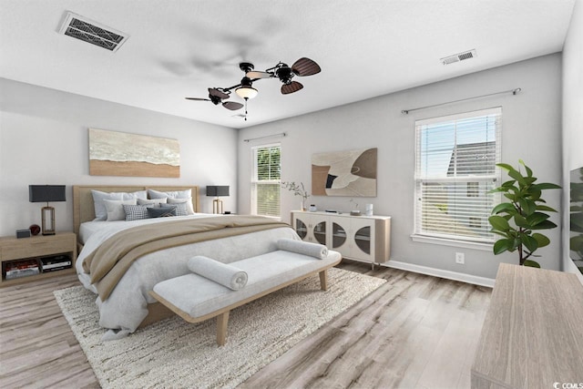 356 Whipple Run Loop, Myrtle Beach, SC 29588 - bedroom featuring wood finished floors and a ceiling fan