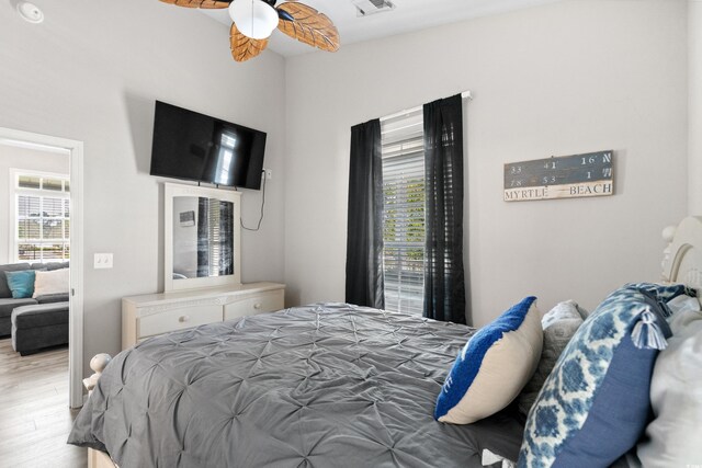 6001-8050 S Kings Hwy, Myrtle Beach, SC 29575 - bedroom with visible vents and wood finished floors