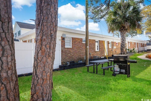 706 Mitchell Dr, Myrtle Beach, SC 29577 - back of house with brick siding