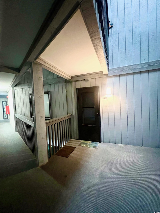 6000 Ocean Blvd N Unit 108, North Myrtle Beach, SC 29582 - view of exterior entry with board and batten siding