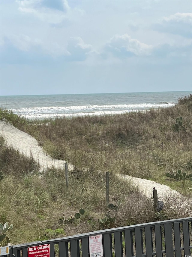 6000 Ocean Blvd N Unit 108, North Myrtle Beach, SC 29582 - water view with local beach