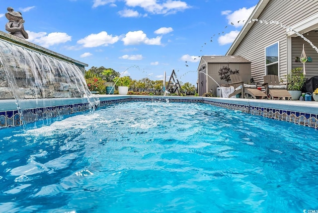 view of pool