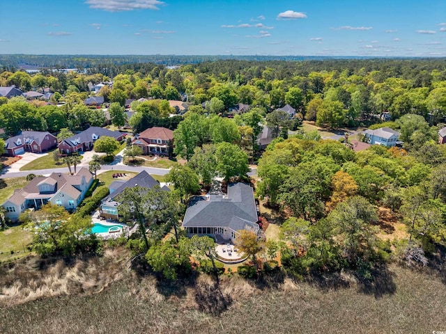 2278 Big Landing Dr, Little River, SC 29566 - bird's eye view with a forest view and a residential view
