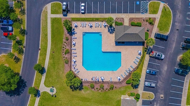 drone / aerial view