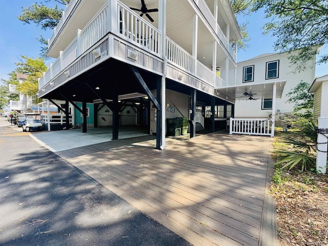 6001-1322 S Kings Hwy, Myrtle Beach, SC 29575 - exterior space with a ceiling fan