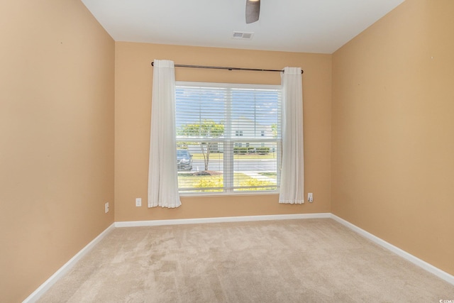 177 Olde Towne Way Unit 4, Myrtle Beach, SC 29588 - empty room with baseboards, visible vents, and light colored carpet