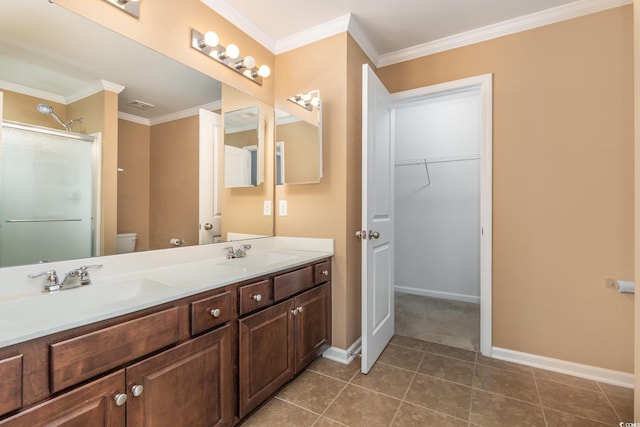 177 Olde Towne Way Unit 4, Myrtle Beach, SC 29588 - bathroom featuring toilet, tile patterned flooring, a sink, and a stall shower